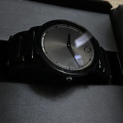 Movado Saphire Black Watch/Reloj