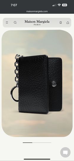 Maison Margiela Four Stitch Clip 2Keying Bifold Card Holder