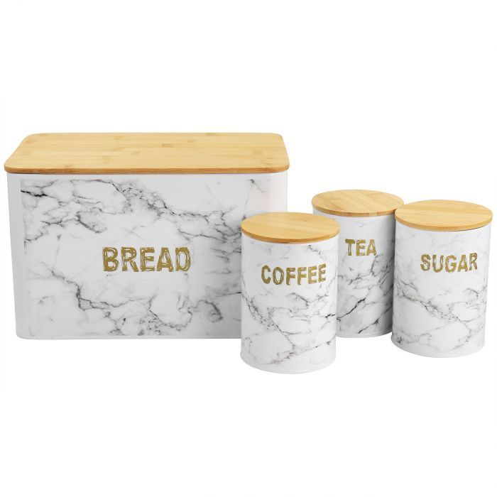 Mega Chef Four Piece Kitchen food, organization, storage containers