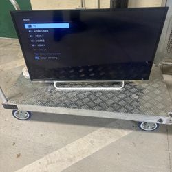 41 inch Sony smart TV with remote control. $125