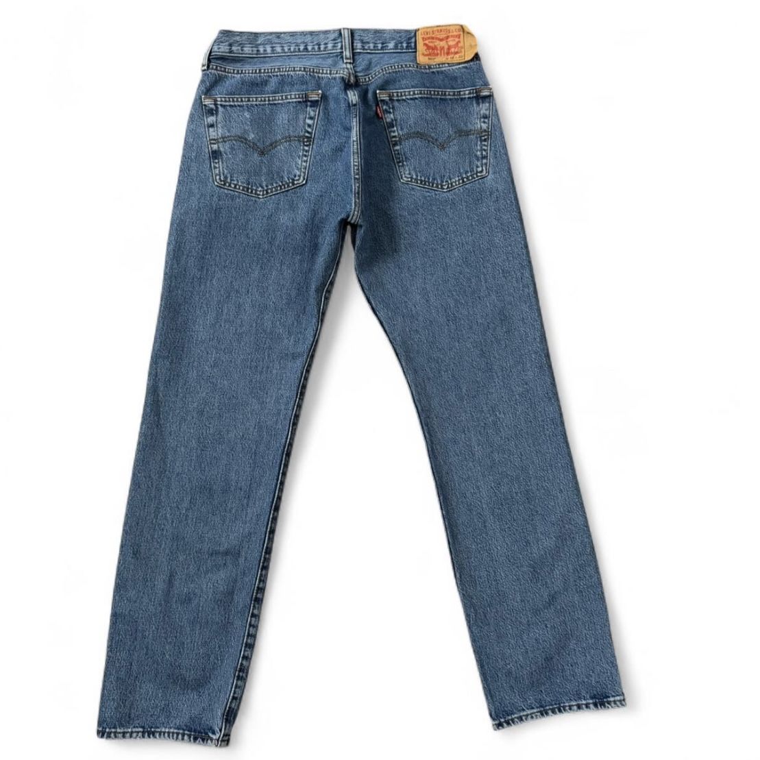 Levis 501 blue straight leg mens jeans
