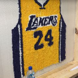 Kobe Lakers Jersey Rug 