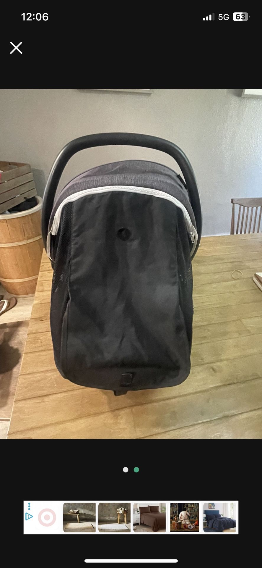 Infant Car Seat No Base