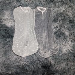 Two Swaddle Me Newborn Sleep Sacks