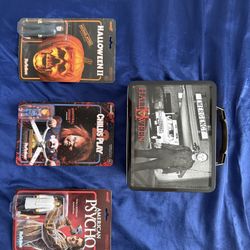 Slasher/horror Figures And Lunchbox