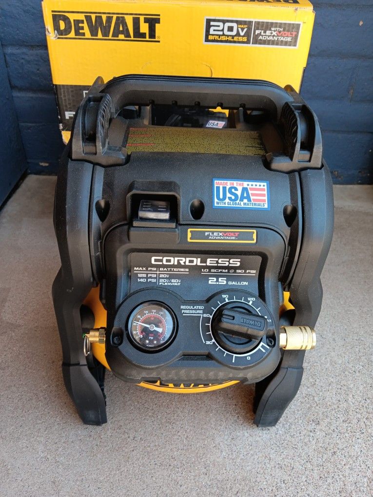 Brushless Cordless Air Dewalt 60v Air Compressor Tool Only Air