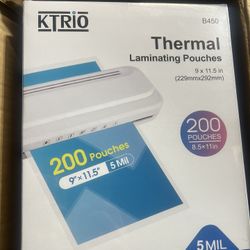 KTRIO 5 Mil Laminating Sheets