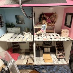 Vintage Hand Crafted Doll House