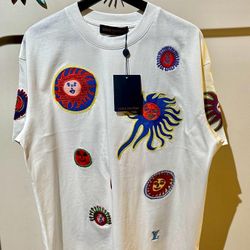 LOUIS VUITTON SS23 PATCHED T-SHIRT, Visit Our Profile For More Items Available !!!
