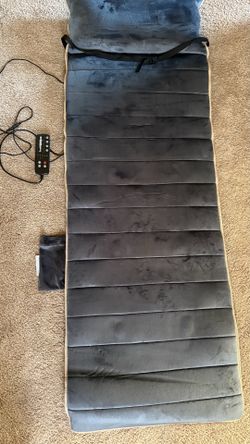 Sharper image: massaging seat topper