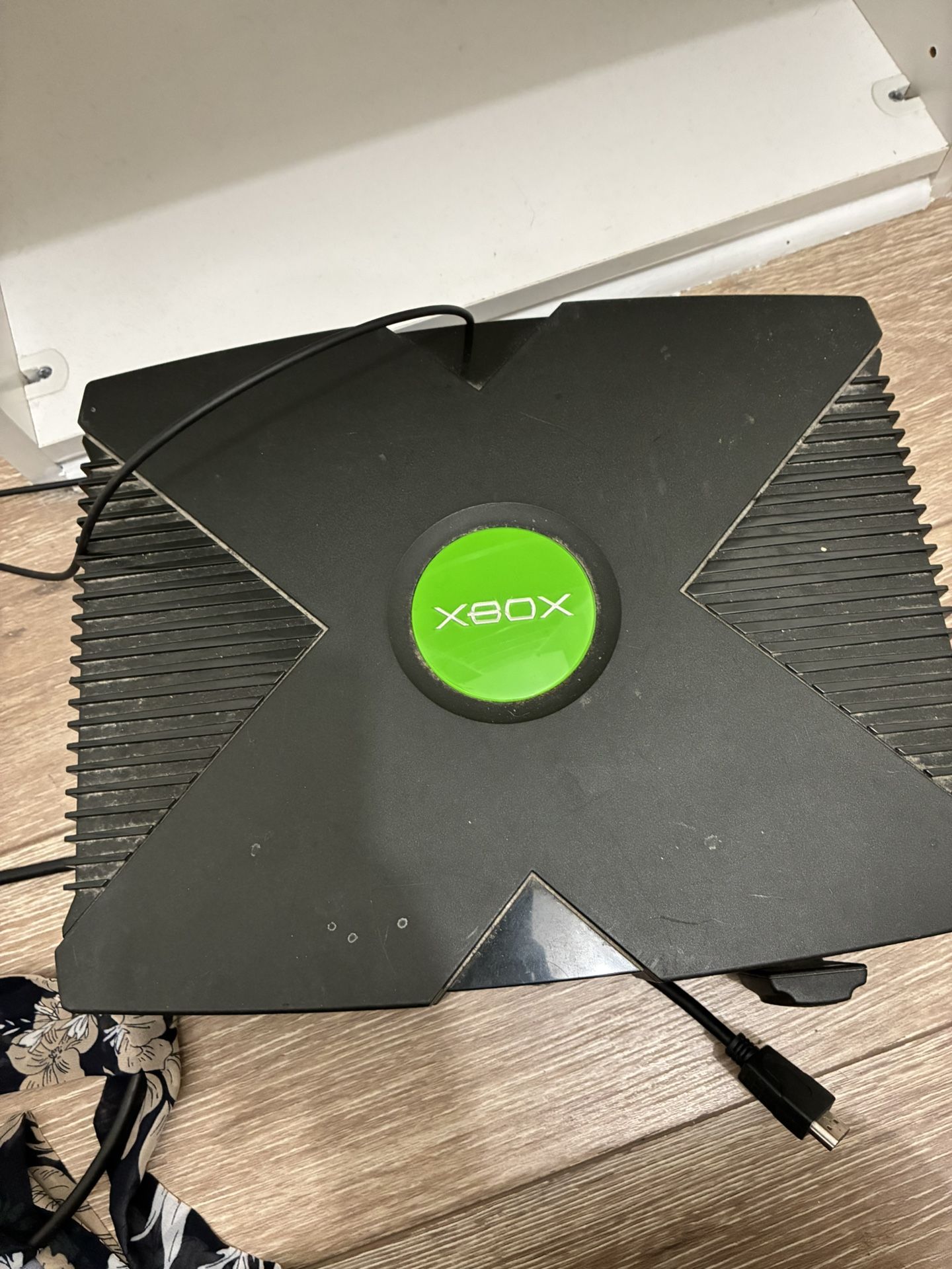 Xbox With Power Cable And Hdmi