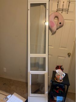 Sliding glass postafe brand insert med/large dog