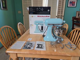 KitchenAid Deluxe Tilt-Head Stand Mixer 4.5 Quart Teal