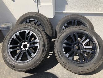 20” Black Rims With Cooper Tires