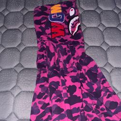 AUTHENTIC PURPLE BAPE HOODIE