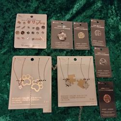 Lot of Jewelry - Necklaces , Earrings, Lockets And More 