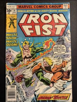 Iron Fist #14 (1977) - 1st Appearance of Sabretooth!