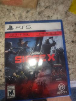 New still wrapped up in plastic Tom Clancy's Rainbow Six Siege X Elite Edition PS5