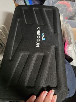 ChiroGun Percussion Massage Gun – Like New with Case & Accessories