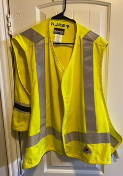 Tesla Bulwark FR Hi Vis Safety Vest XL Reflective Pre Owned