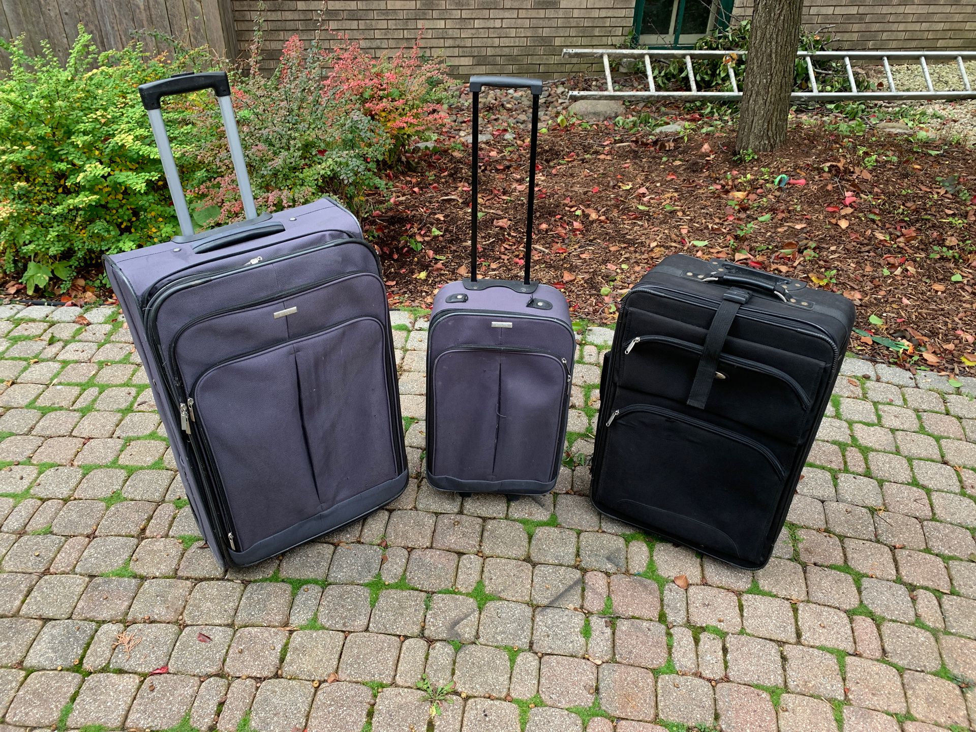 3 travel bags