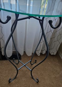 Glass top table