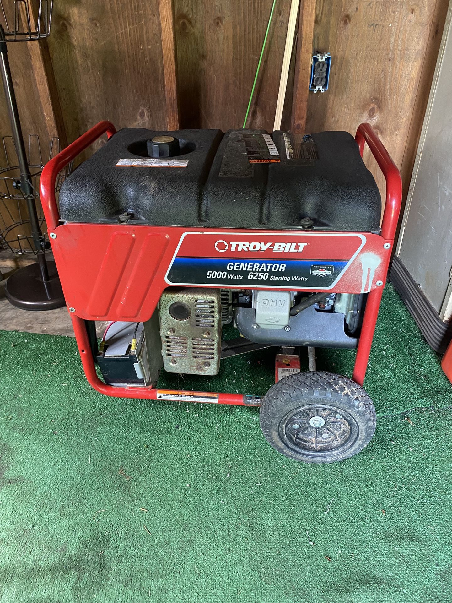 Troy- Bilt Generator 5000-6250 Watts