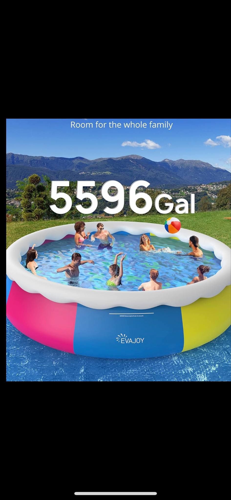 Brand new 18’ x 48” swimming pool ladder and pump included free delivery local