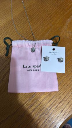 Kate Spade Polar Bear new with tags Arctic Friends  necklace and earring set