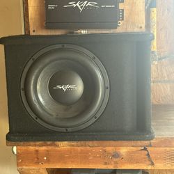 Skar Audio Subs With Amp 