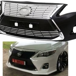 2011 to 2013 Toyota Corolla Front Bumper Lexus ES300 Style and Chrome Grills