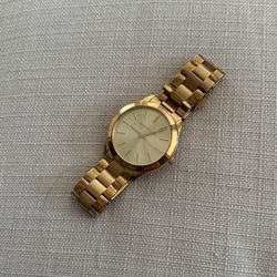MK Michael Kors Gold Watch, Needs New Battery