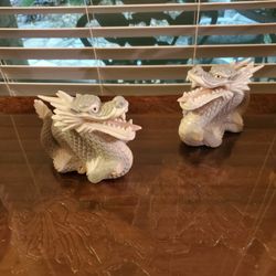 Ceramic Asian Dragons