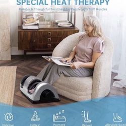 TISSCARE Shiatsu Foot Massager with Deep Kneading Heat Therapy