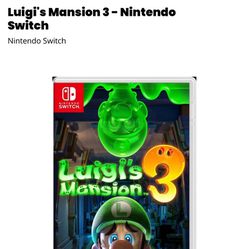 Luigi Mansion 3 $30