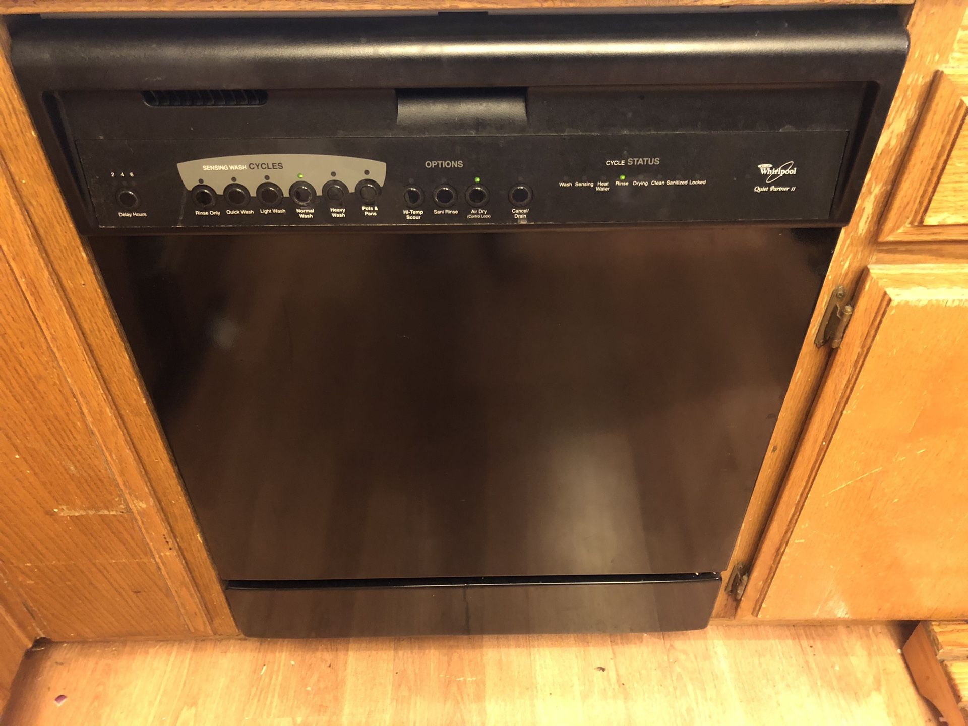 Whirlpool quiet partner dishwasher