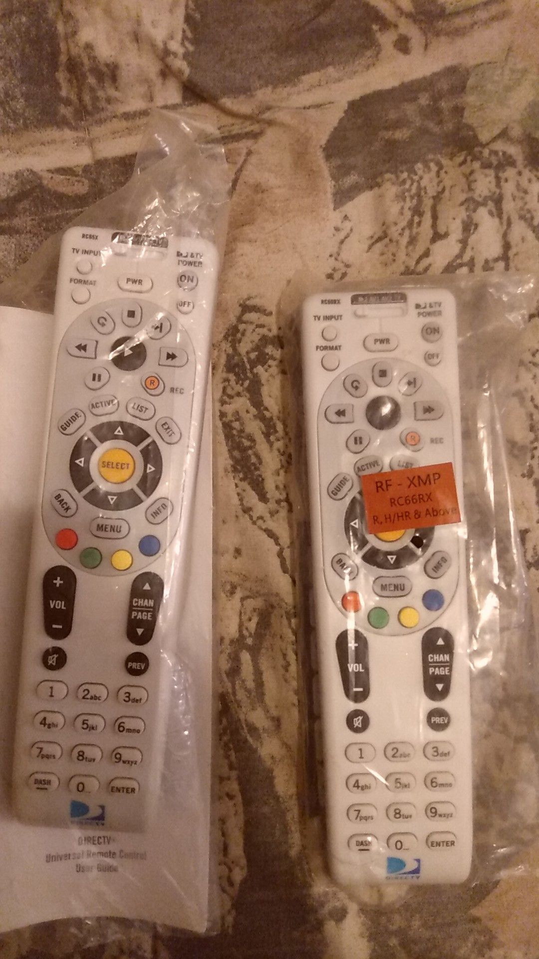 Direct TV remotes