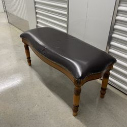 Leather Bench - Excellent Condition 
