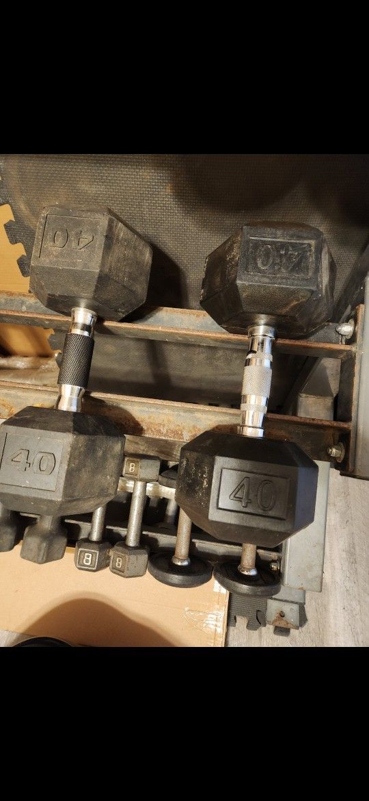 Gym Weights Dumbbells $30 Each