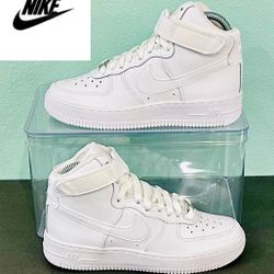 Nike Air Force 1 High ‘Triple White High-Top [DH2943-111] NEW!  SIZE: 4Y (YOUTH) / CM: 23