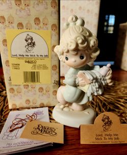 Precious Moments 'Lord, Help Me Stick To My Job' Figurine