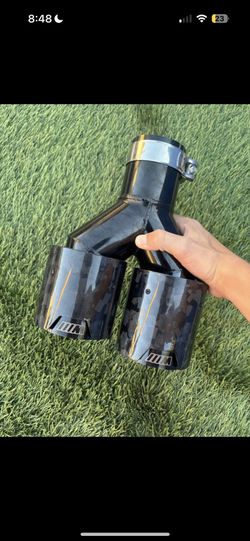 BMW M Carbon Fiber Dual Exhust tips 