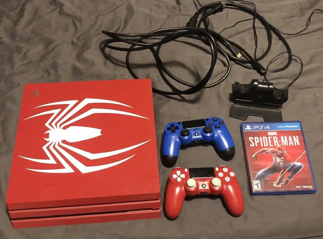 Sony PlayStation 4 Pro Limited Edition Console Bundle W/Game