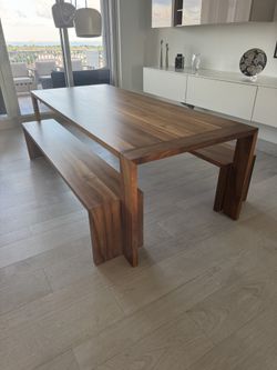 Table With 2 Benches