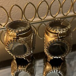 GOLD METAL GLASS CASES