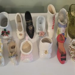 Shoe & Boot Figurines Of Various Types