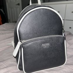 Black Guess Mini Backpack
