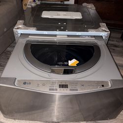 Laundry pedestal Lg style steel