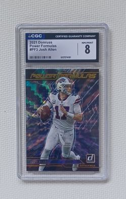 2021 Donruss Power Formulas Josh Allen CGC 8