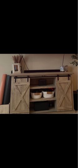 TV Stand Ashland Pine Barn Door